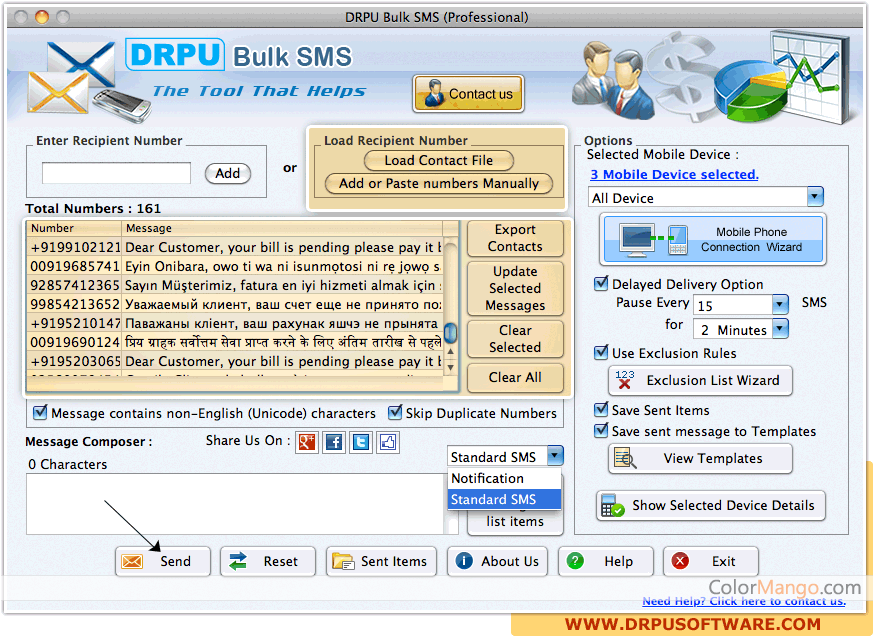 Bulk sms software free download
